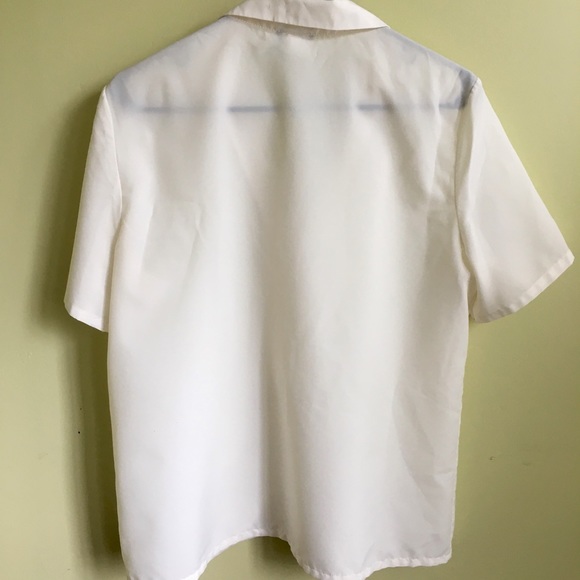 Lucky Me White Vintage Button Down - Picture 3 of 3